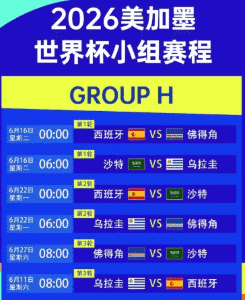 世界杯四强出炉